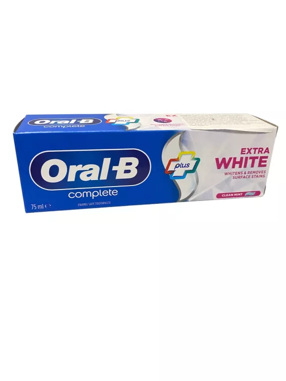PASTA DO ZĘBÓW ORAL-B COMPLETE PLUS EXTRA WHITE CLEAN MINT 75 ML
