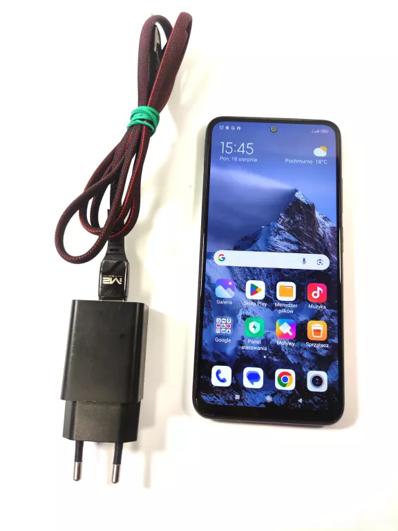 TELEFON REDMI NOTE 10 4/128GB ŁADOWARKA