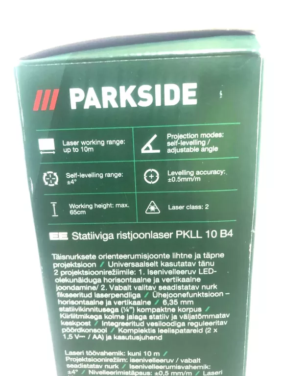 LASER KRZYŻOWY PARKSIDE PKLL 10 B4