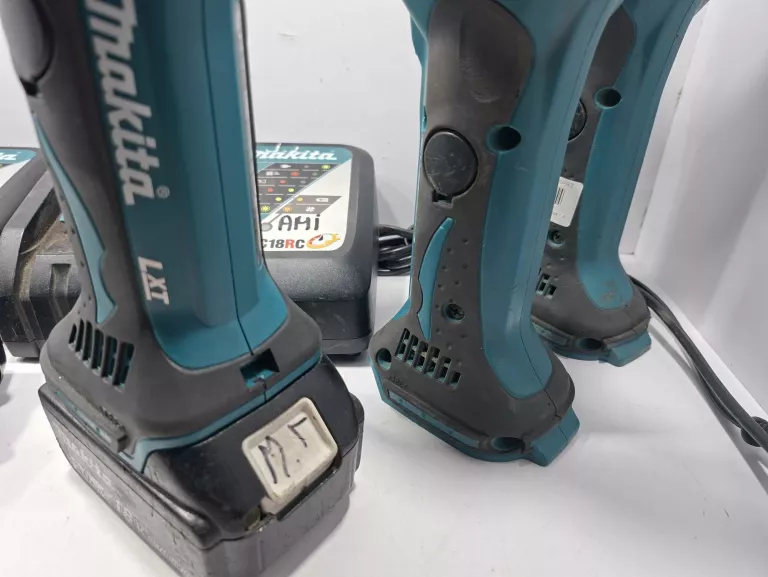 KOMPLET MAKITA BF MOTOR 2 X DJN161 1X GA504 1 X DJS101 +BL1850 + 2X ŁAD