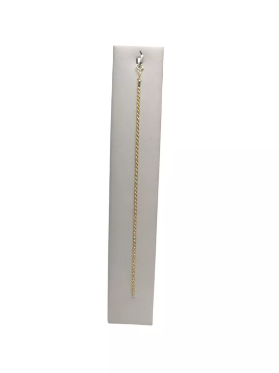 ZŁOTA BRANSOLETKA KORDEL! [P585 1,13G DŁ.19CM]