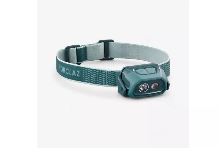 LAMPKA CZOŁÓWKA TREKKINGOWA FORCLAZ HL500 USB V3 - 300 LUMENÓW ZIELONA