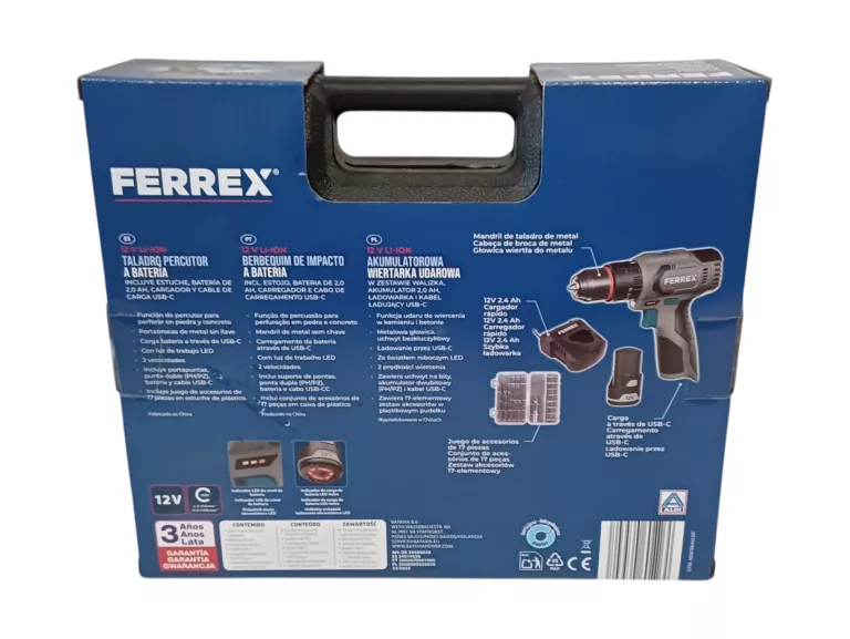 WKRĘTARKA FERREX 12V