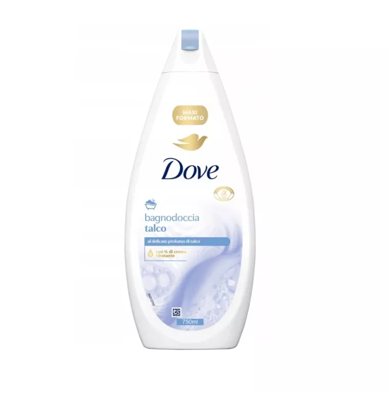 DOVE TALCO NAWILŻAJĄCY PŁYN DO KĄPIELI 750ML