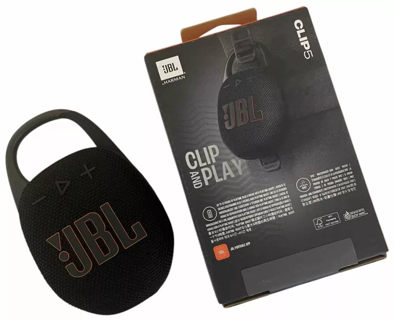 GŁOŚNIK BLUETOOTH JBL CLIP 5 KPL