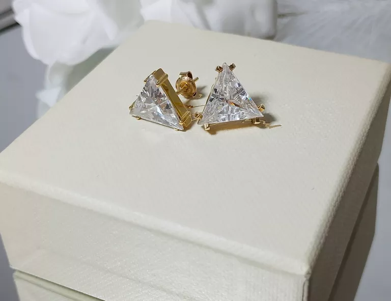 PIĘKNE ZŁOTE KOLCZYKI 6,22G 585