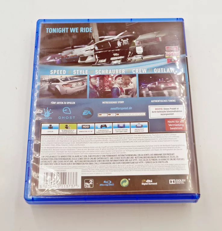 PS4 NEDD FOR SPEED 2015 NAPISY PL