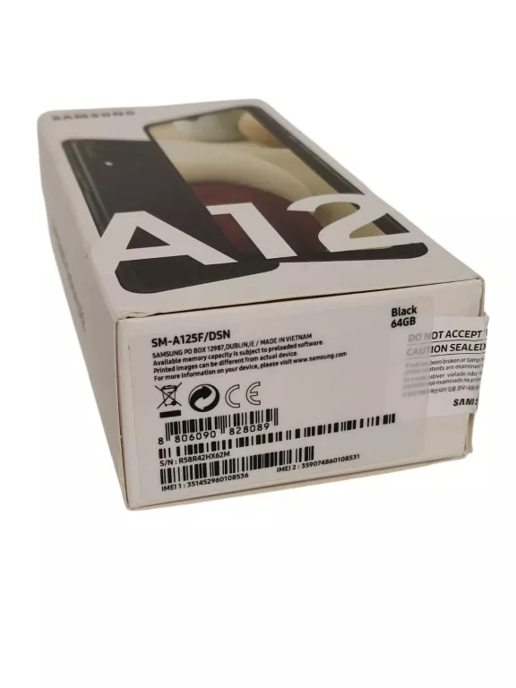 TELEFON SAMSUNG GALAXY A12 4/64 GB 6,50" 5000 MAH 4G LTE DUAL SIM