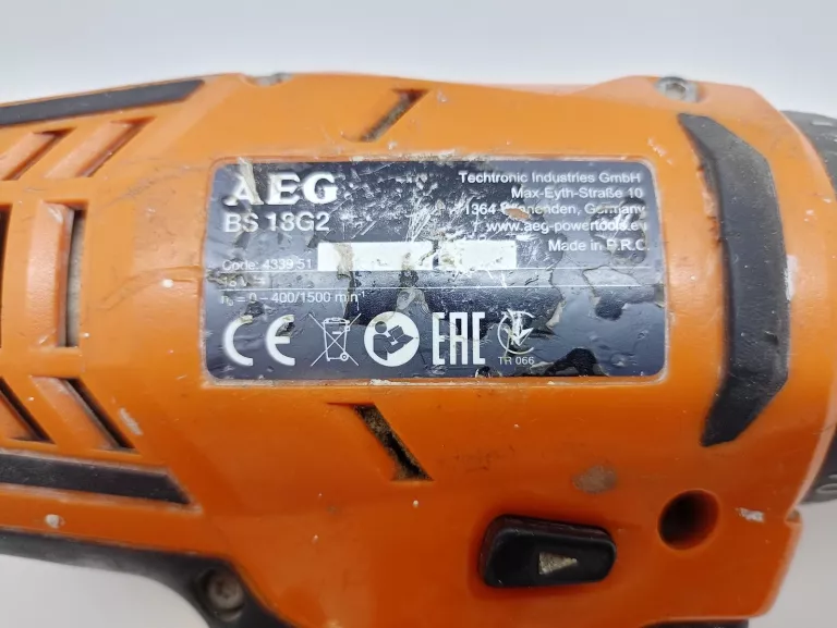 WKRĘTARKA AEG BSB18G3