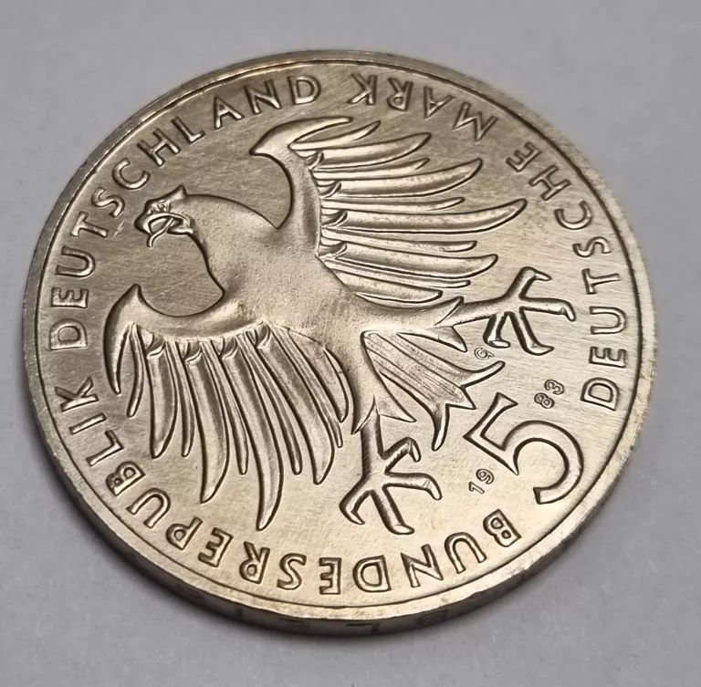 MONETA 5 MAREK - 1483-1546 - MARTIN LUTHER - 1983 ROK