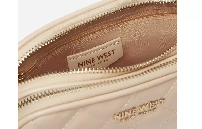 NINE WEST TOREBKA KOPERTÓWKA SKÓRA EKOLOGICZNA BEŻOWY MODEL LILIA 2