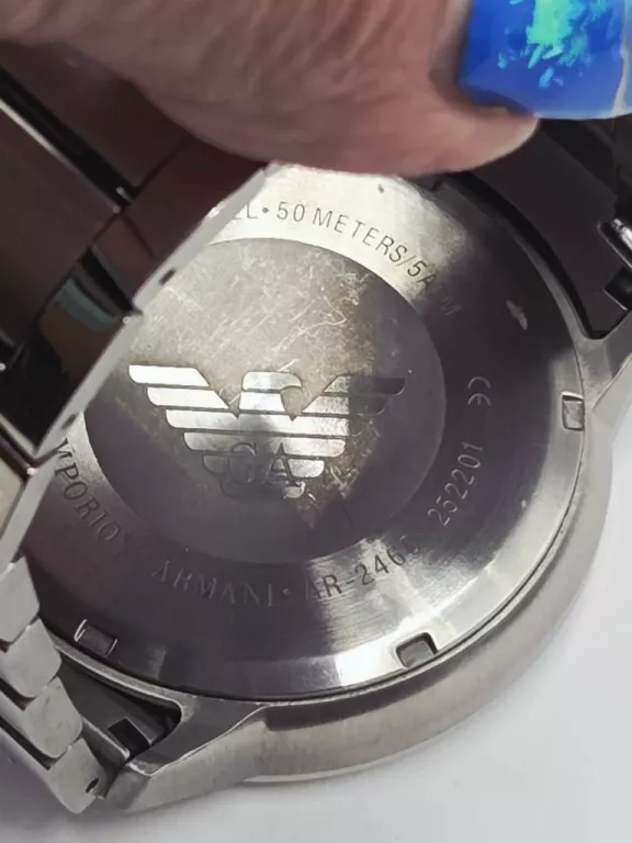 ZEGAREK MĘSKI EMPORIO ARMANI AR2460 CERTYFIKAT ORYGINALNOŚCI