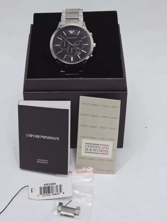 ZEGAREK MĘSKI EMPORIO ARMANI AR2460 CERTYFIKAT ORYGINALNOŚCI