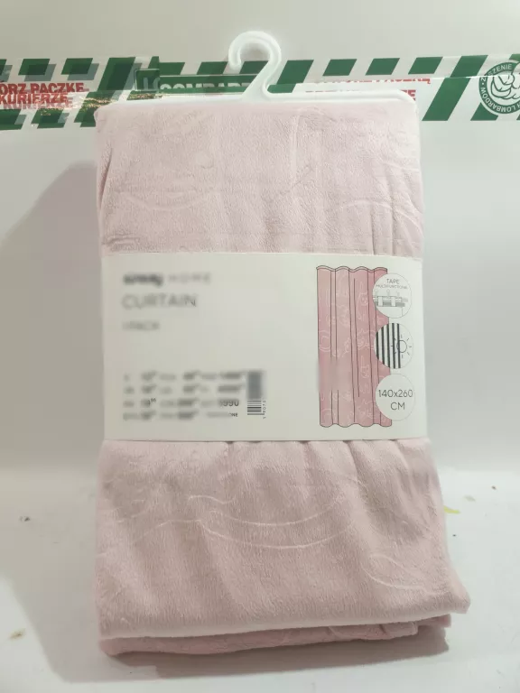 ZASŁONY SINSAY HOME 140/260 CM RÓŹ