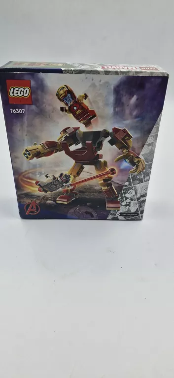 KLOCKI LEGO MARVEL 76307 MECH IRON MANA KONTRA ULTRON