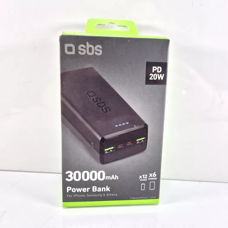 POWERBANK 30000 MAH 20 W