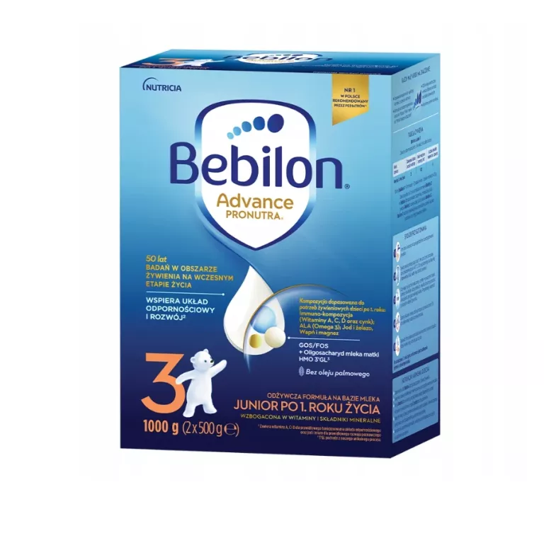 BEBILON 3 Z PRONUTRA ADVANCE MLEKO NASTĘPNE 1000 G