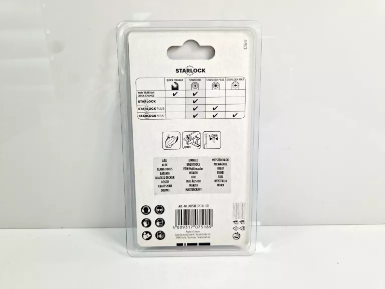 PROFESIONALNY BRZESZCZOT SEGMENTOWY KWB 85 MM Z MOCOWANIEM STARLOCK