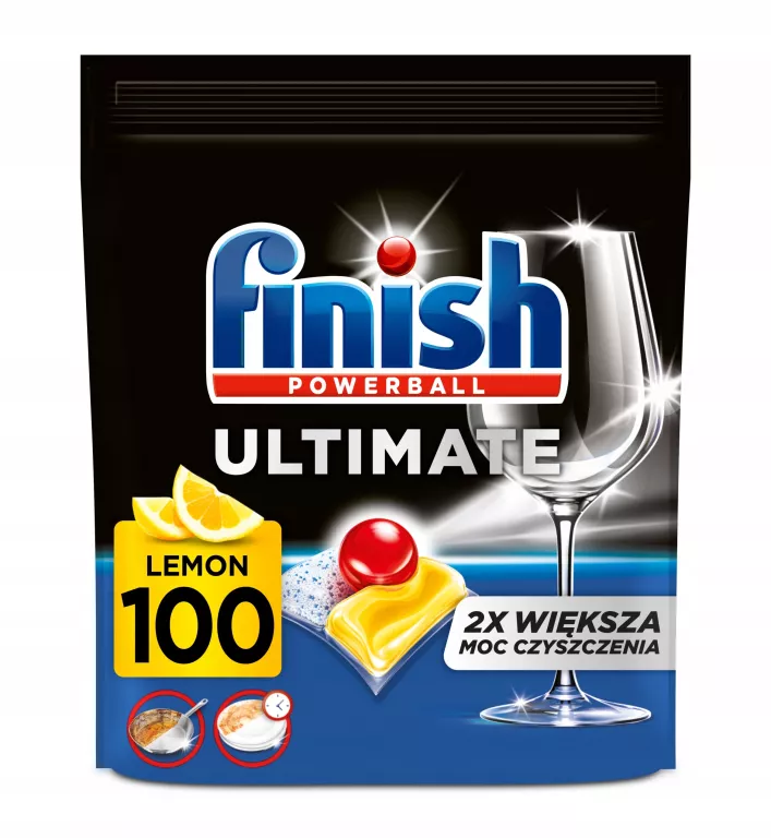 FINISH ULTIMATE KAPSUŁKI DO ZMYWARKI LEMON 100 SZT