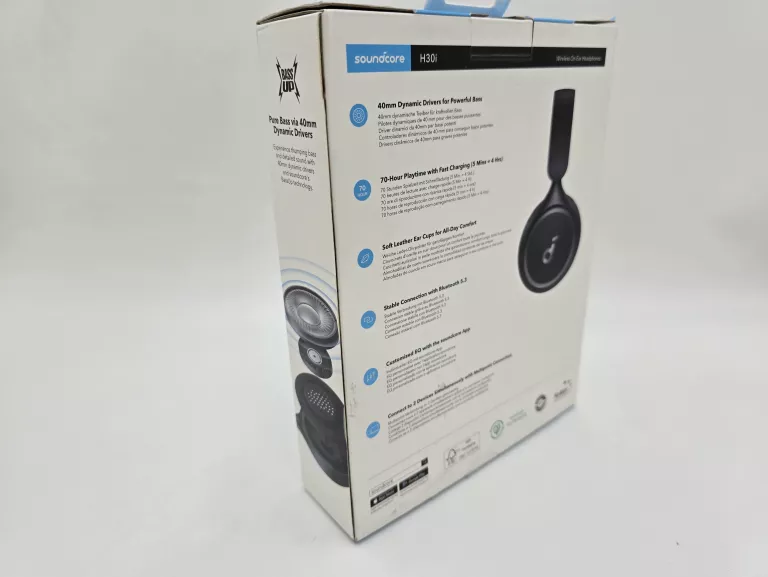 SŁUCHAWKI SOUNDCORE H30I PUDEŁKO