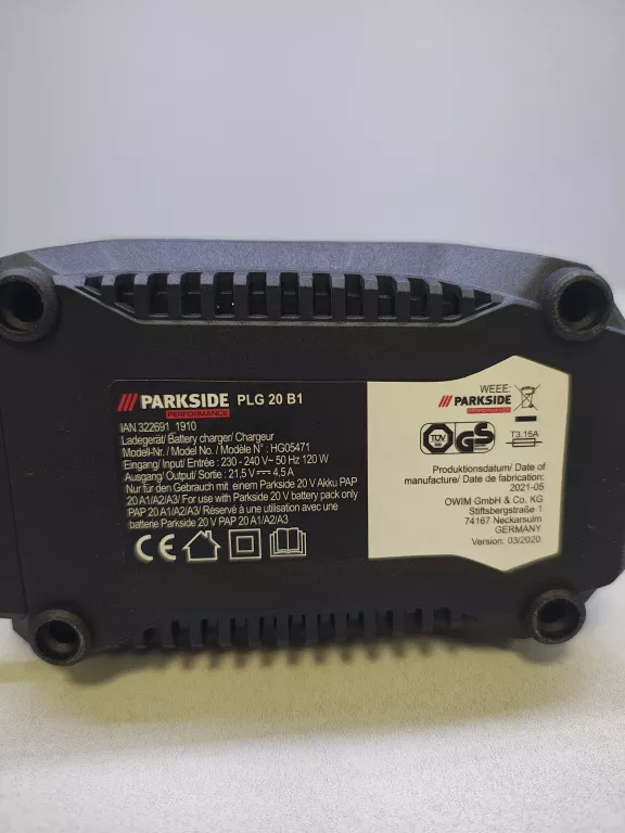 WIERTARKO-WKRĘTARKA PARKSIDE PABSP 20-LI B2