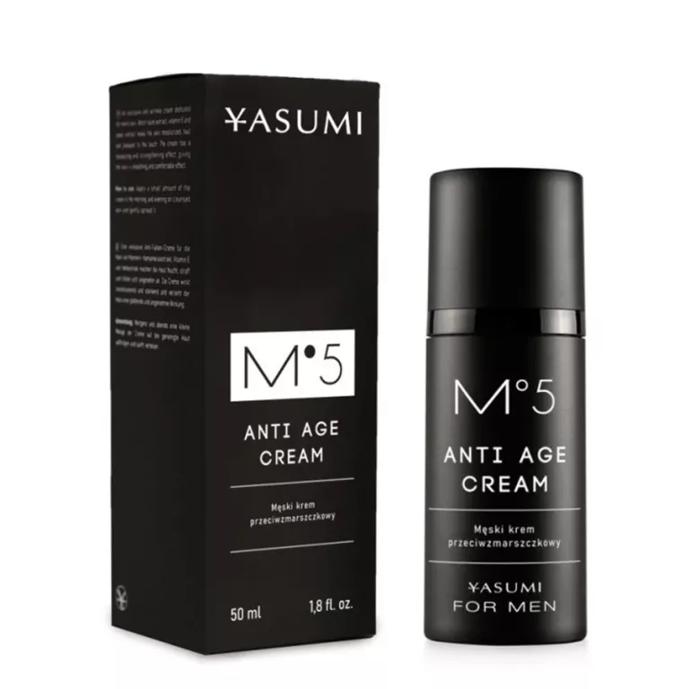 YASUMI M°5 ANTI AGE CREAM MĘSKI KREM PRZECIWZMARSZCZKOWY 50 ML 07/2027