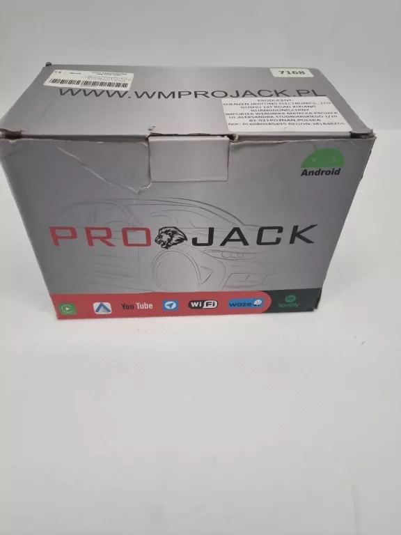 RADIO PROJACK RADIO GPS 2DIN ANDROID AUTO