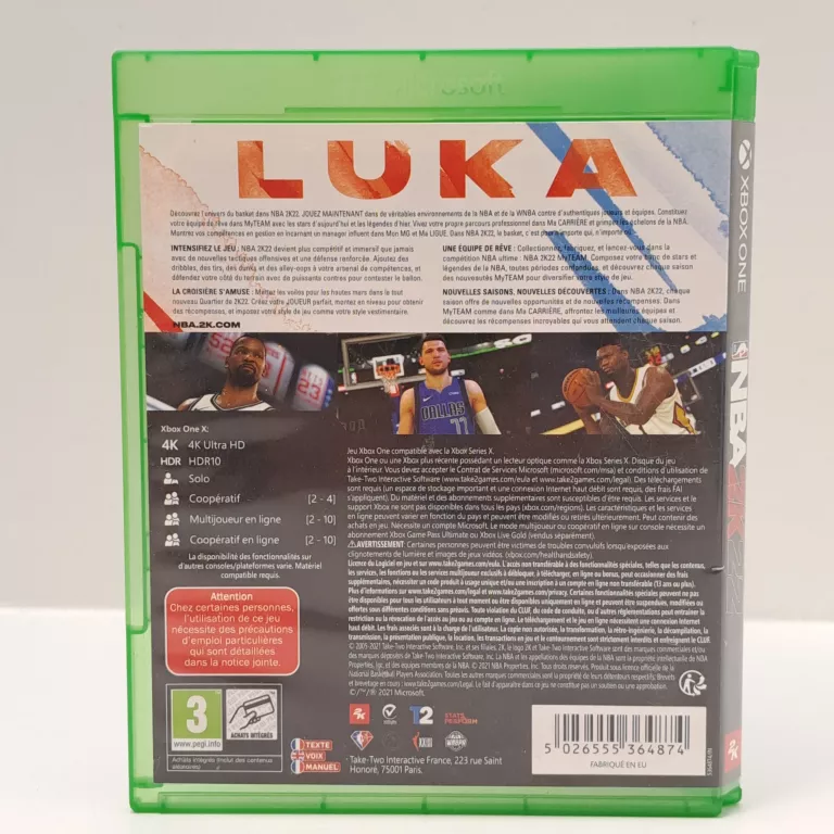 NBA 2K22 XBOX ONE