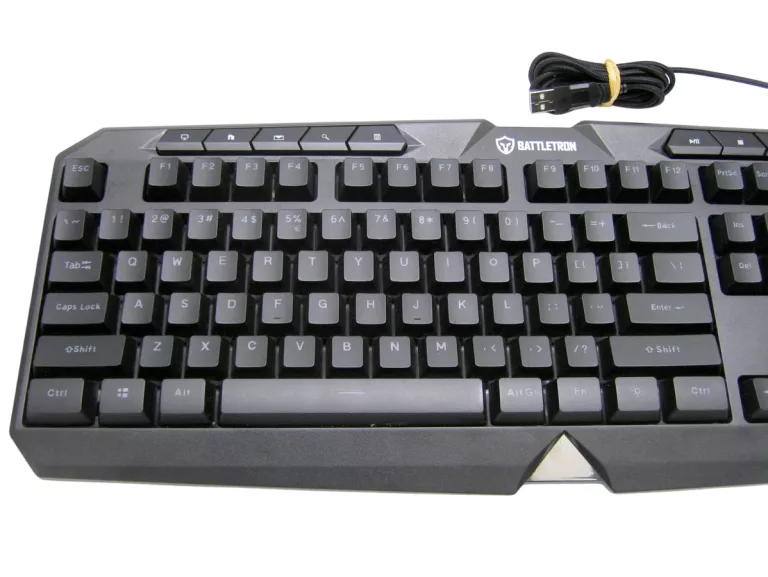 GAMINGOWA KLAWIATURA MEMBRANOWA BATTLETRON RGB BDB STAN!