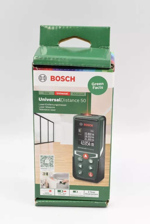 BOSCH DALMIERZ LASEROWY UNIVERSALDISTANCE 50 Z EKRANEM