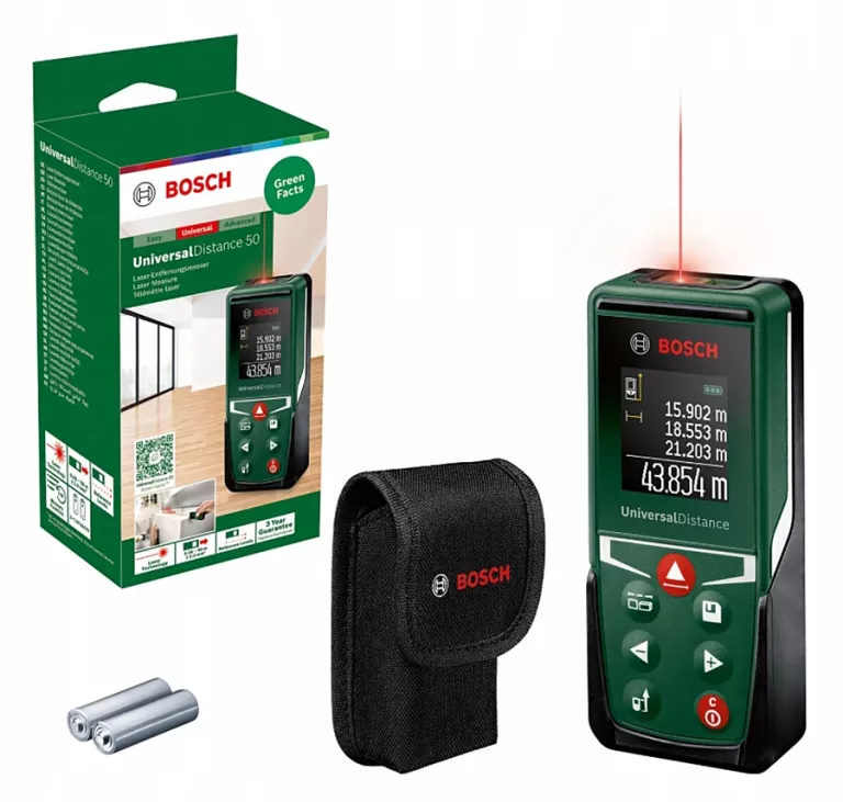 BOSCH DALMIERZ LASEROWY UNIVERSALDISTANCE 50 Z EKRANEM