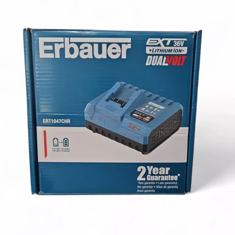 ERBAUER SZYBKA ŁADOWARKA 12A SERIA EXT DUALVOLT 36V ORYGINAŁ