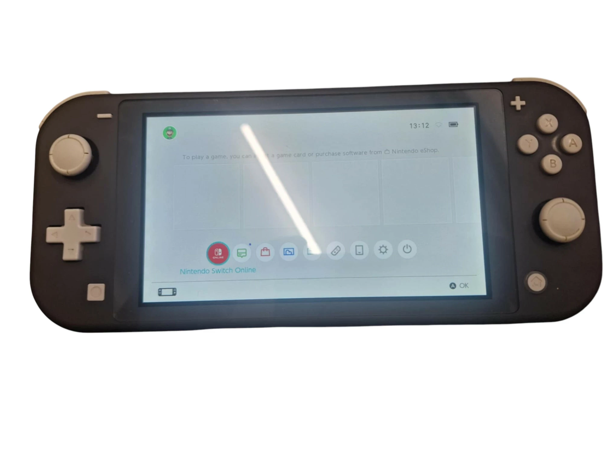 Nintendo Switch CUH-1000AB01 Switch Konsola, 32GB HAC-001-01 + Szary Joy-Con, Bez Pudelka