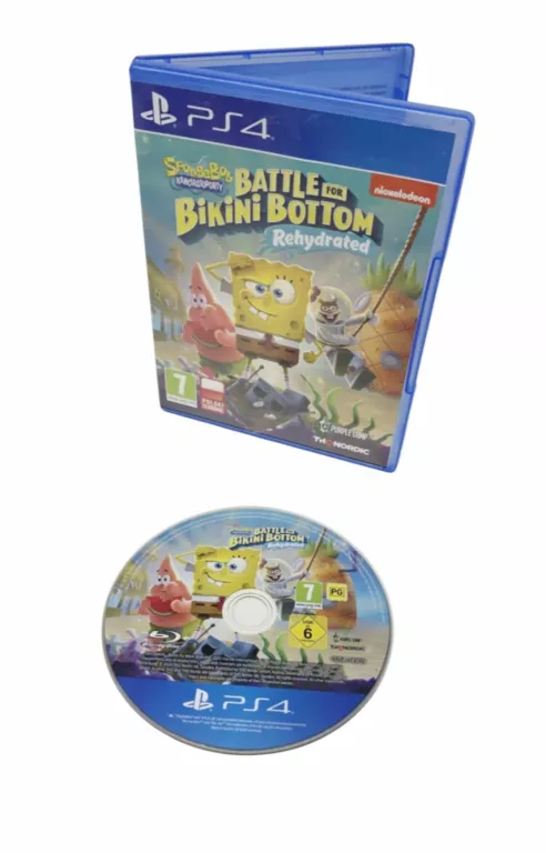 GRA NA PS4 SPONGEBOB BATTLE FOR BIKINI BOTTOM - REHYDRATED