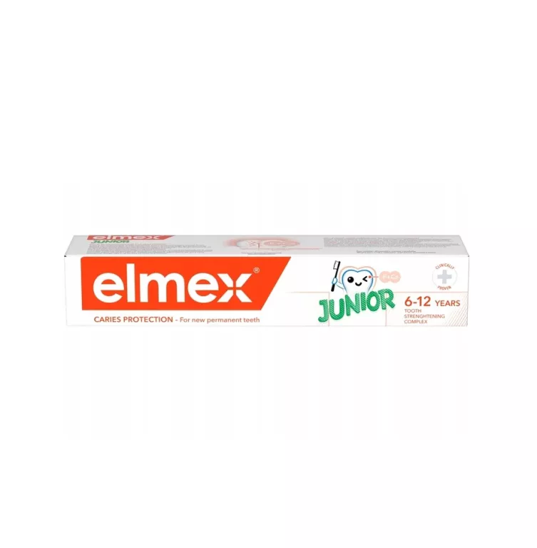 ELMEX JUNIOR PASTA DO ZĘBÓW Z AMINOFLUORKIEM DLA DZIECI 6-12 LAT 75 ML