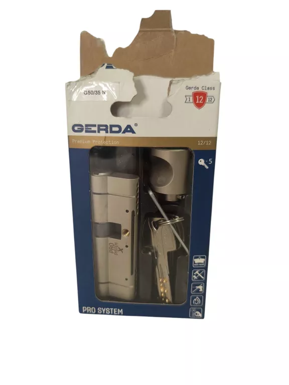 WKŁADKA Z GAŁKĄ G50/35 PRO SYSTEM NIKIEL GERDA PSX