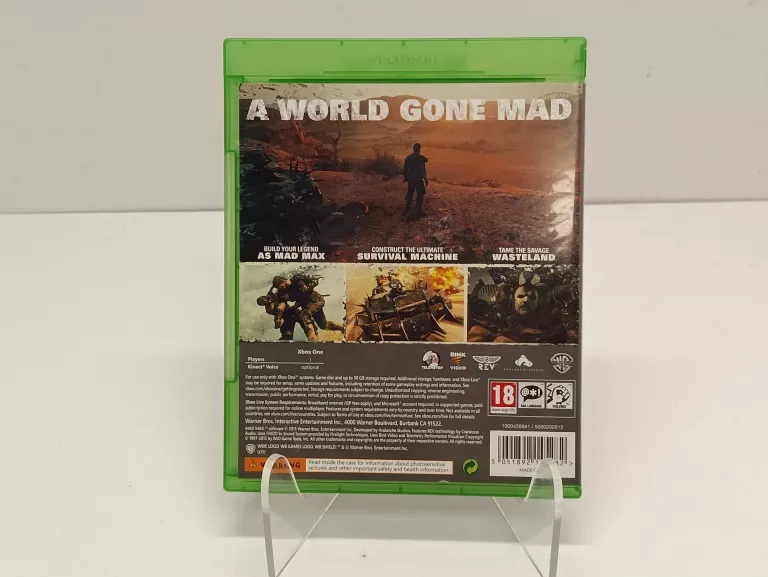 GRA NA XBOX ONE MAD MAX