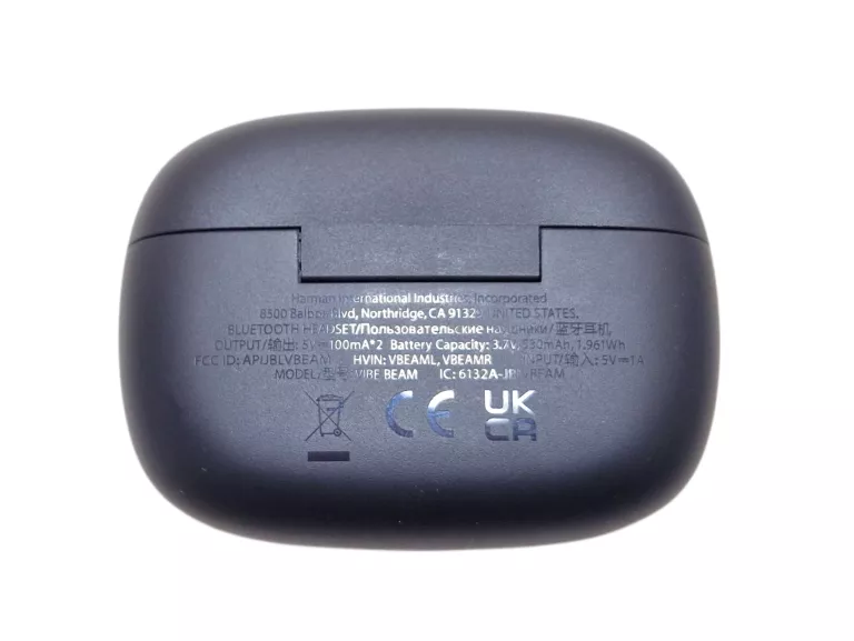 SŁUCHAWKI BEZPRZEWODOWE DOUSZNE JBL WAVE BEAM TWS BLUETOOTH 5.1 CZARNE