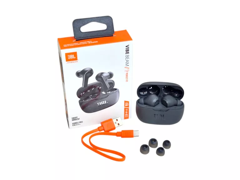 SŁUCHAWKI BEZPRZEWODOWE DOUSZNE JBL WAVE BEAM TWS BLUETOOTH 5.1 CZARNE