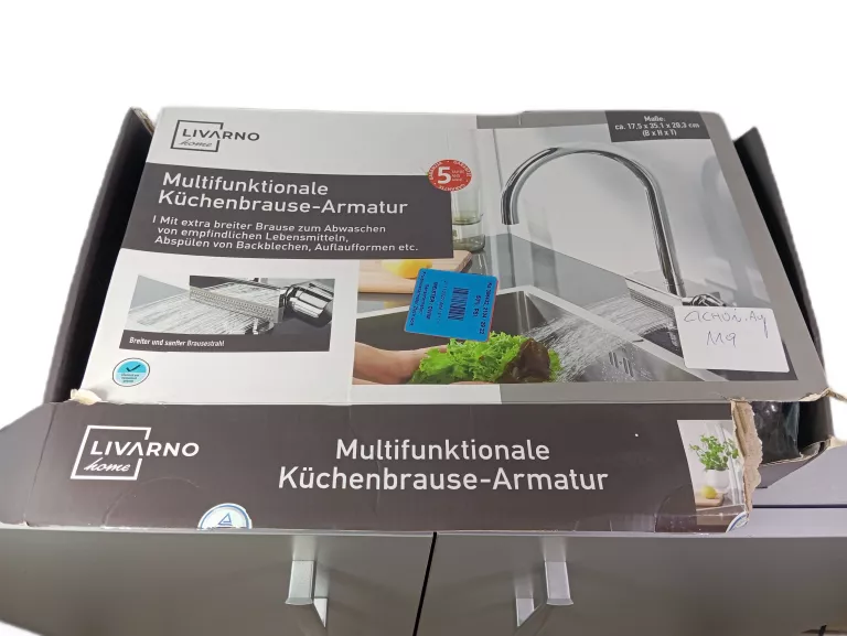 BATERIA ZLEWOZMYWAKOWA LED LIVARNO Z BOCZNYM NATRYSKIEM
