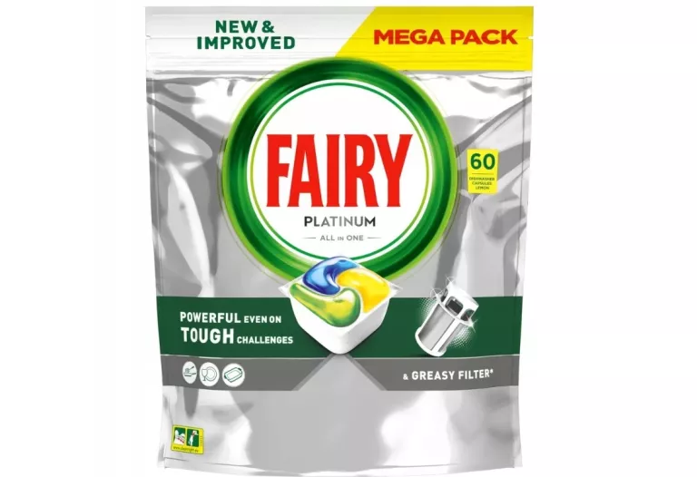 FAIRY PLATINUM CYTRYNA TABLETKI DO ZMYWARKI ALL IN ONE, 60 TABLETEK