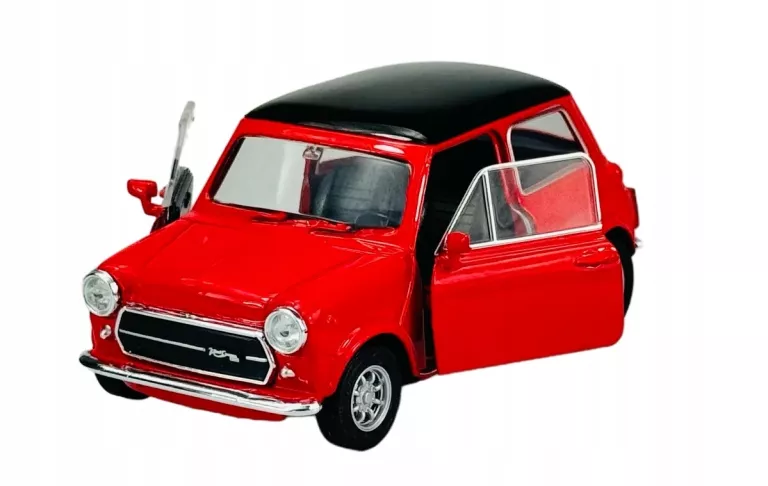 WELLY MINI COOPER 1300 CZERWONY 1:34 METALOWY MODEL 43609