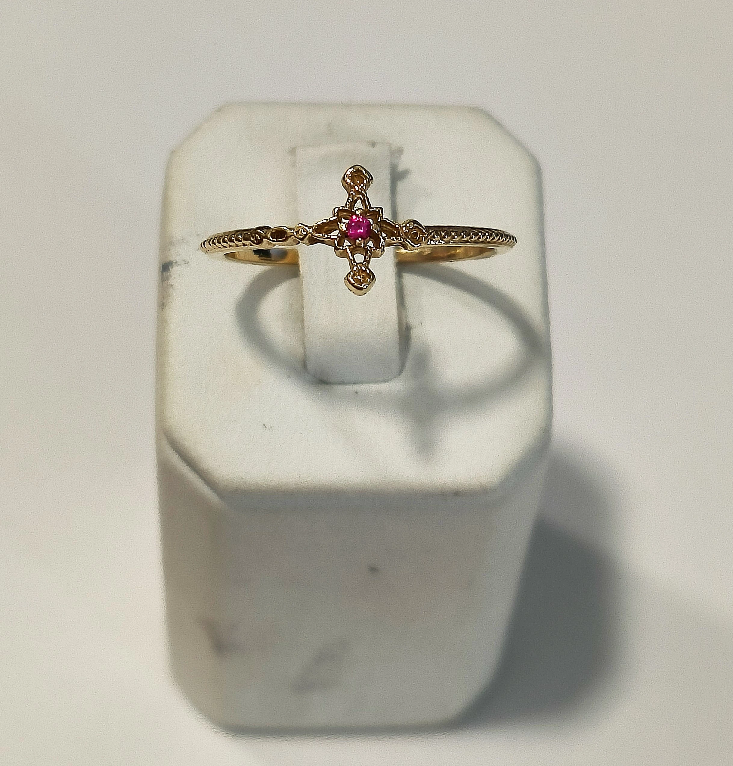 delikatny-zloty-pierscionek-z-rozowa-cyrkonia-120g-585-ean-gtin-5905868206586