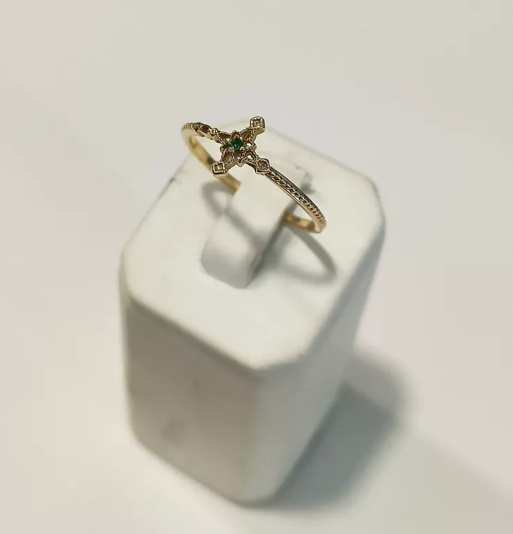 zloty-pierscionek-zielona-cyrkonia-123g-motyw-129129-1924399