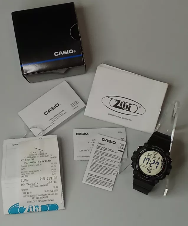 CASIO AE-1500WH-1AVEF 3502 KOMPLET