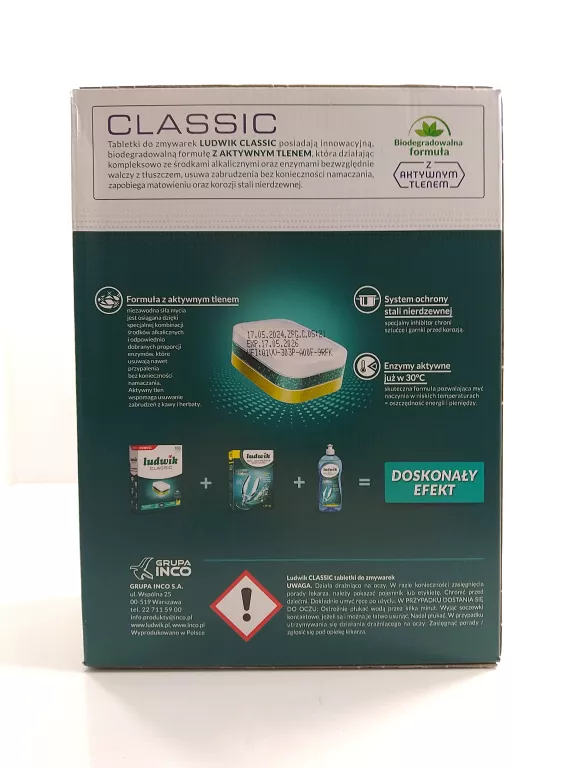 TABLETKI DO ZMYWAREK LUDWIK CLASSIC 100 SZT.
