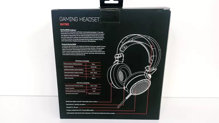 SŁUCHAWKI MAD DOG GH705 / ZAPAKOWANE GW Z 02-08-2025