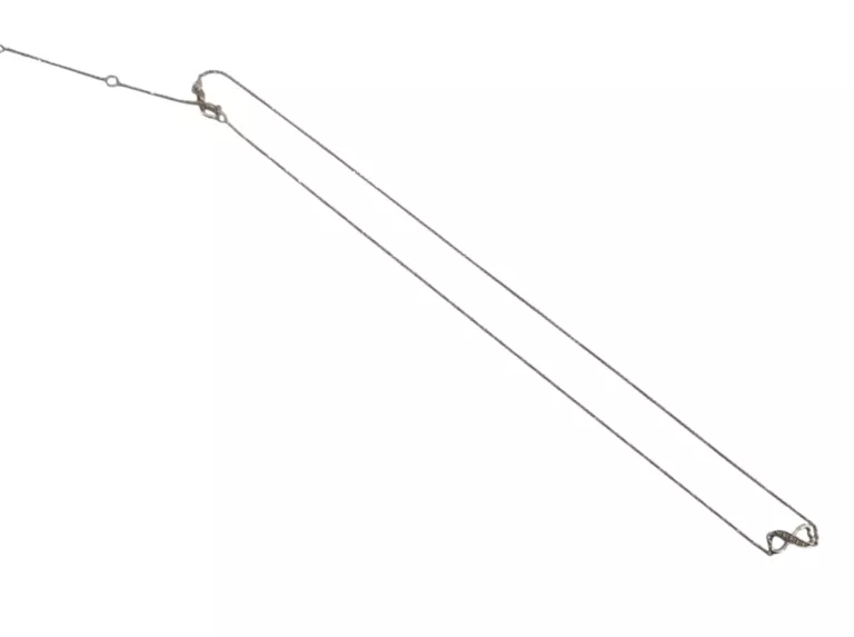 DELIKATNY ŁAŃCUSZEK Z BIAŁEGO ZŁOTA 46CM 1,44G 375