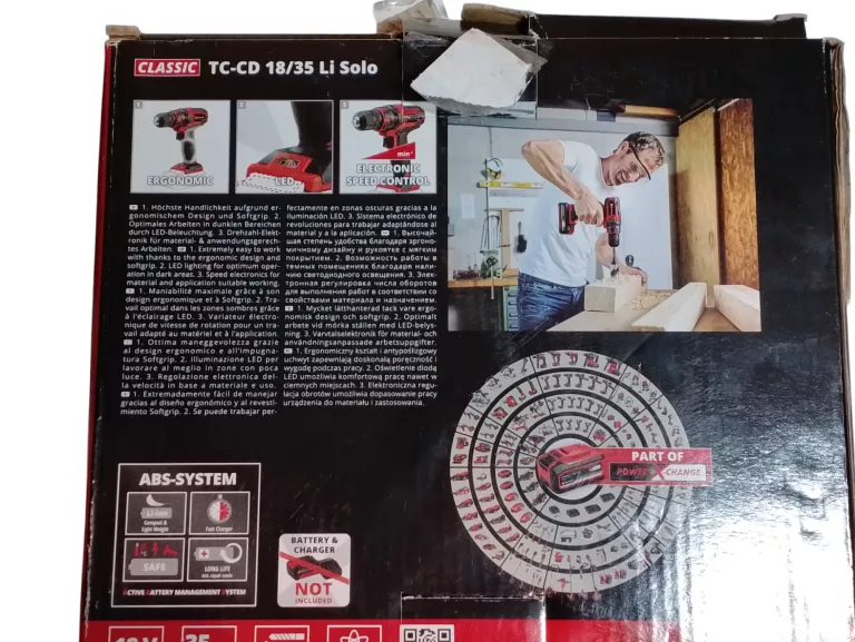 WKRĘTARKA EINHELL TC-CD 18/35 LI + AKUMULATOR