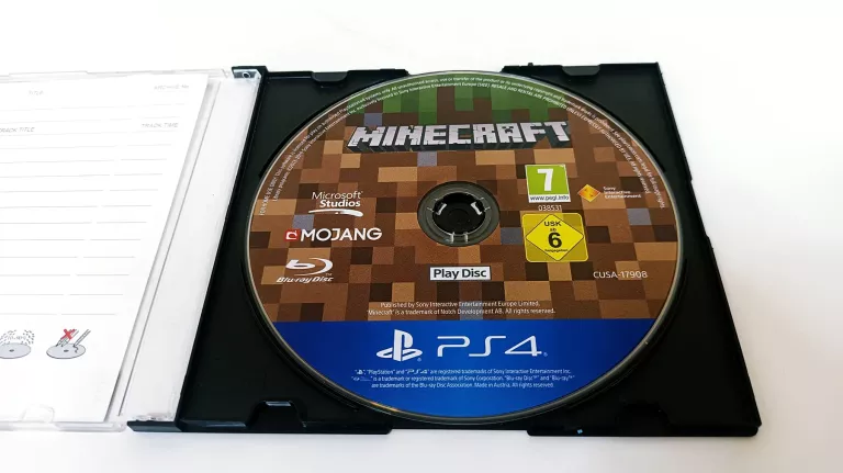 PS4 MINECRAFT (BEZ PUDEŁKA)